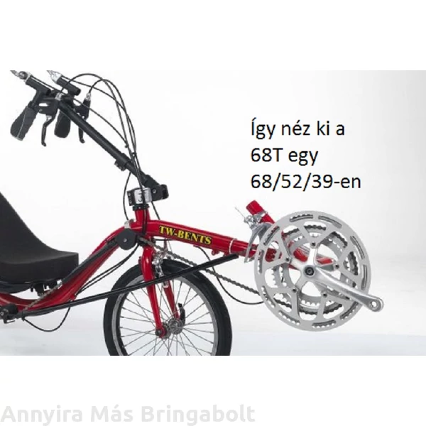 TW-Bents hajtómű lánctányér 68T